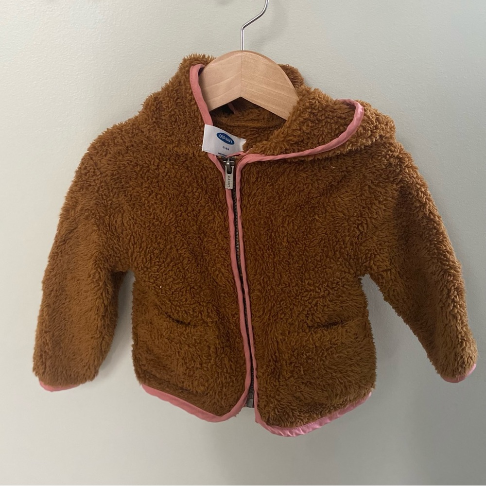 Old Navy Teddy Bear Coat 12-18m